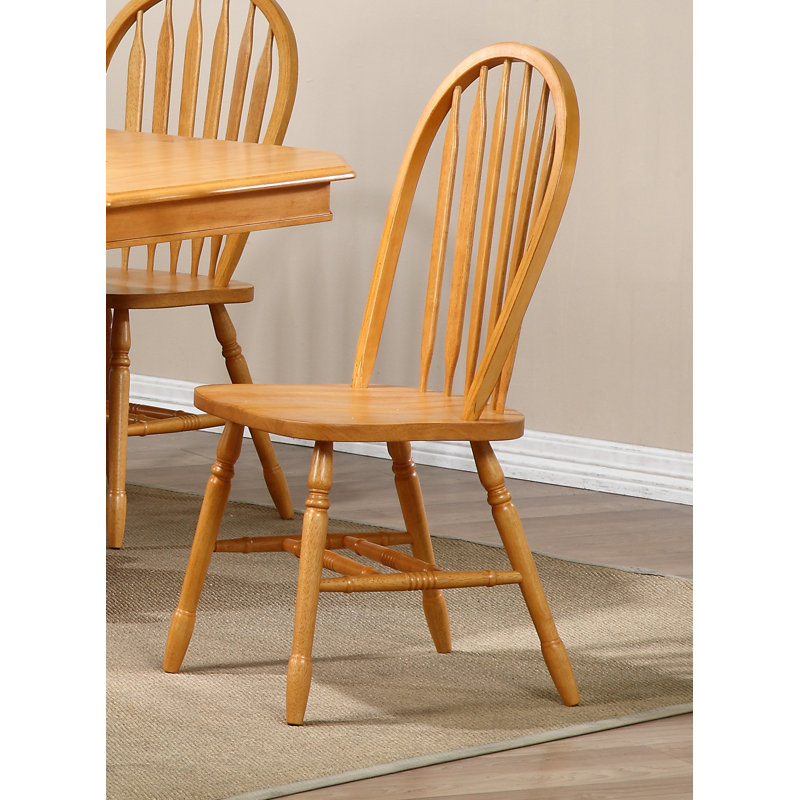 One Allium Way® Azizi Solid Wood Windsor Back Side Chair & Reviews